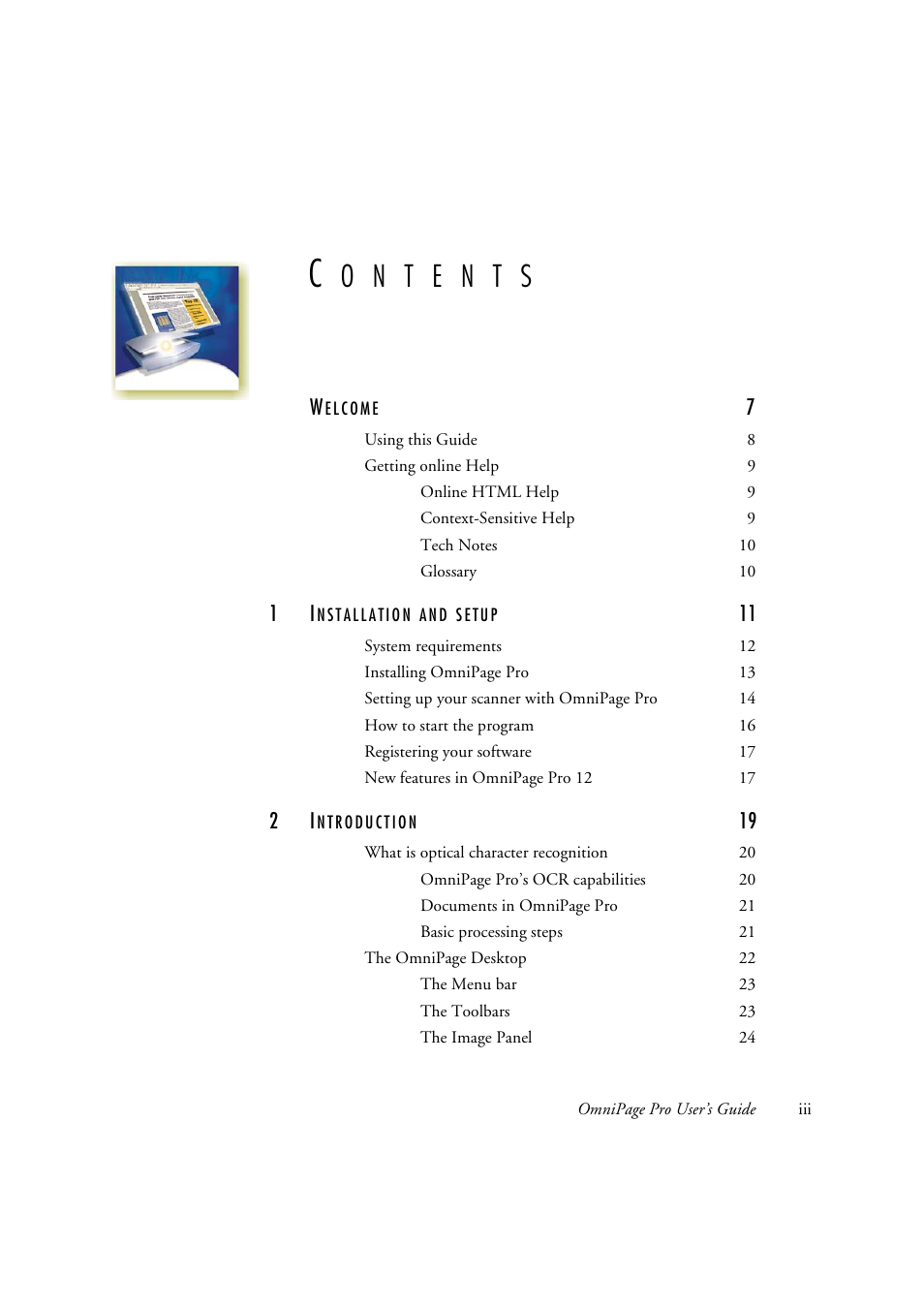 OmniWare Pro 12 ScanSoft User Manual | Page 3 / 100