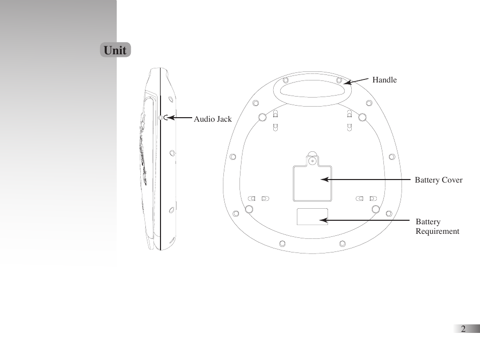 Unit | Oregon Scientific B-Bright 086L004850-017 User Manual | Page 5 / 14