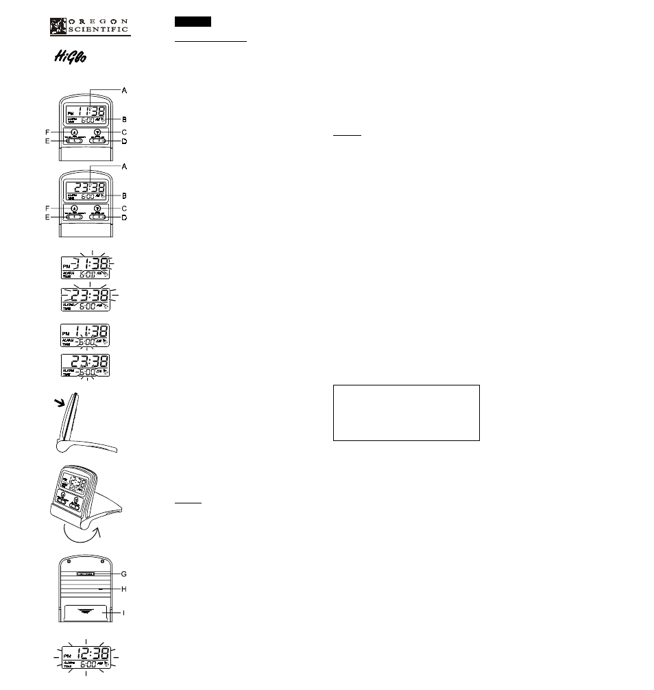 Oregon Scientific AS-316NE User Manual | 1 page