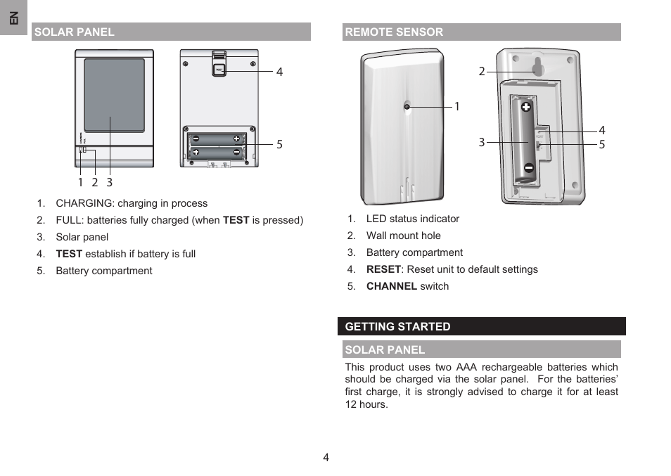 Oregon Scientific #NAME? BAR332ES/BAR332ESA/BAR332ESU User Manual | Page 4 / 12