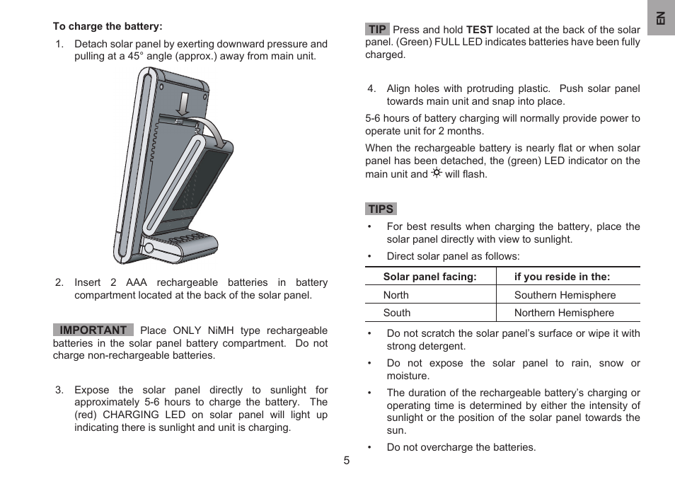 Oregon Scientific #NAME? BAR332ES/BAR332ESA/BAR332ESU User Manual | Page 5 / 12