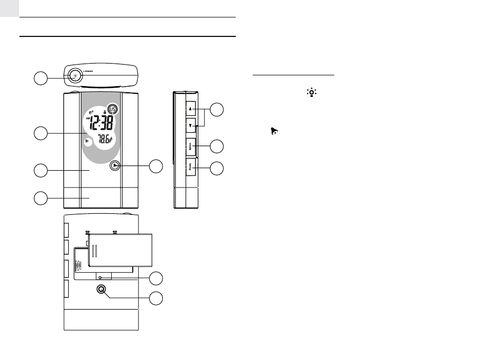 Main features | Oregon Scientific Multi-Band Radio-controlled Travel Alarm Clock RMB383A User Manual | Page 2 / 9