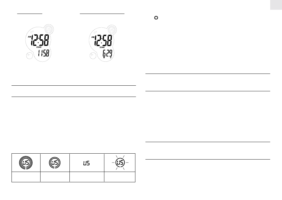 About radio reception, How to enable or disable auto-reception, How to set the clock & calendar manually | Oregon Scientific Multi-Band Radio-controlled Travel Alarm Clock RMB383A User Manual | Page 5 / 9