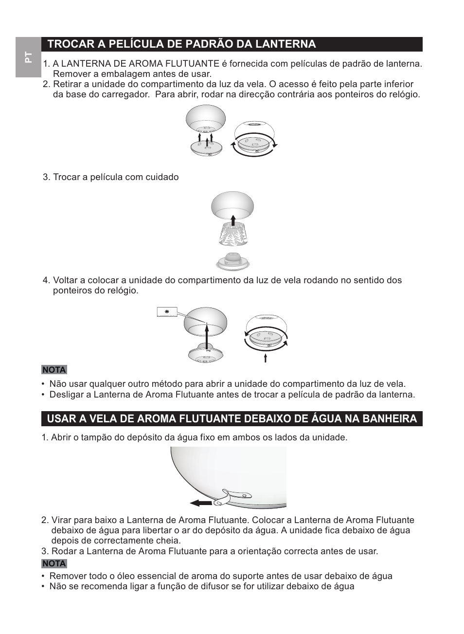 Trocar a película de padrão da lanterna | Oregon Scientific WS112 User Manual | Page 30 / 52