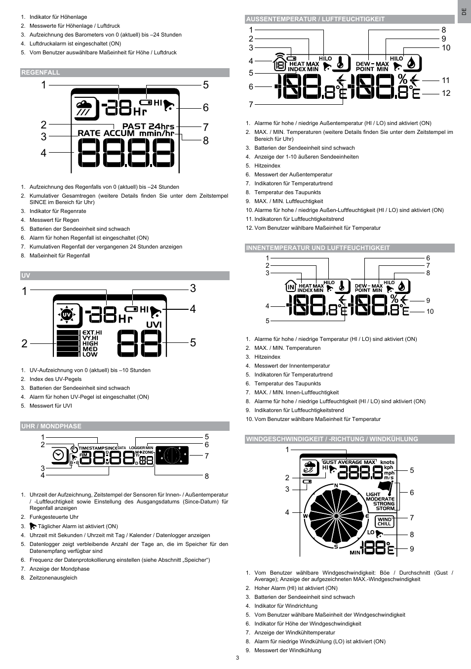 Oregon Scientific WMR200 User Manual | Page 27 / 95