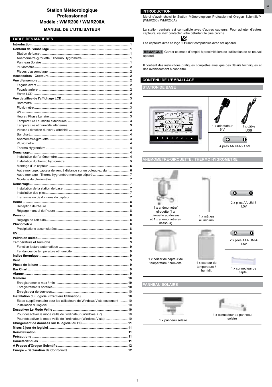 Oregon Scientific WMR200 User Manual | Page 37 / 95