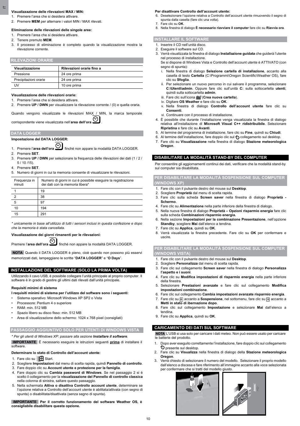 Oregon Scientific WMR200 User Manual | Page 58 / 95