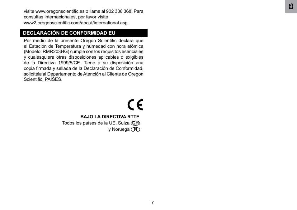 Oregon Scientific RMR203HG User Manual | Page 15 / 58