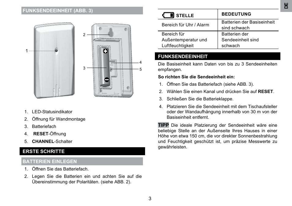 Oregon Scientific RMR203HG User Manual | Page 18 / 58