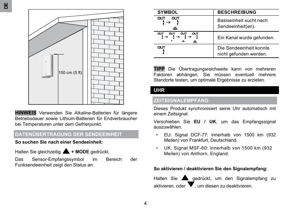 Oregon Scientific RMR203HG User Manual | Page 19 / 58