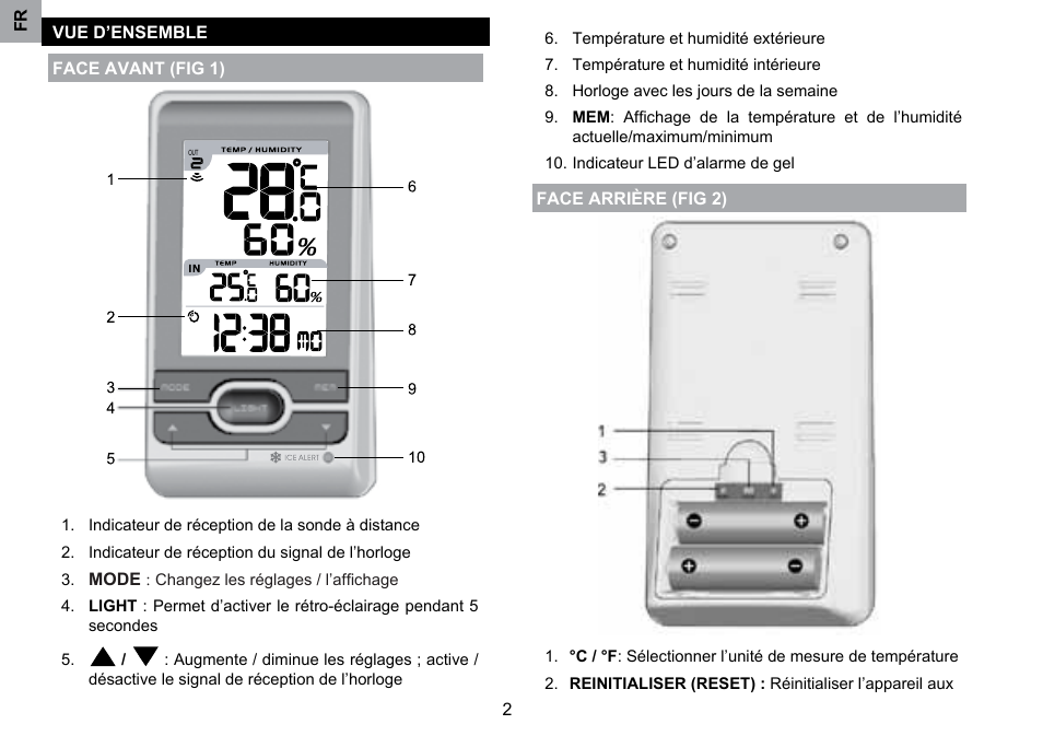Oregon Scientific RMR203HG User Manual | Page 24 / 58