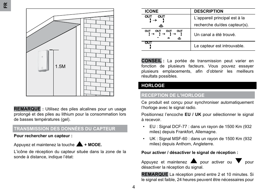 Oregon Scientific RMR203HG User Manual | Page 26 / 58