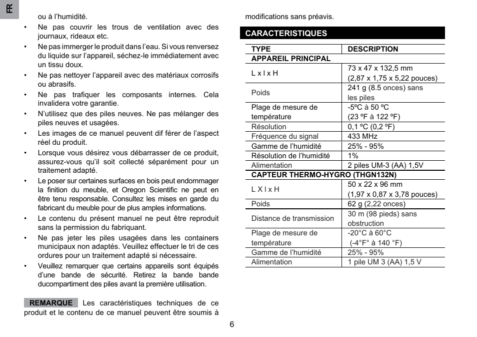 Oregon Scientific RMR203HG User Manual | Page 28 / 58