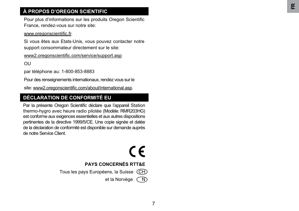 Oregon Scientific RMR203HG User Manual | Page 29 / 58