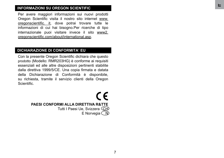 Oregon Scientific RMR203HG User Manual | Page 36 / 58