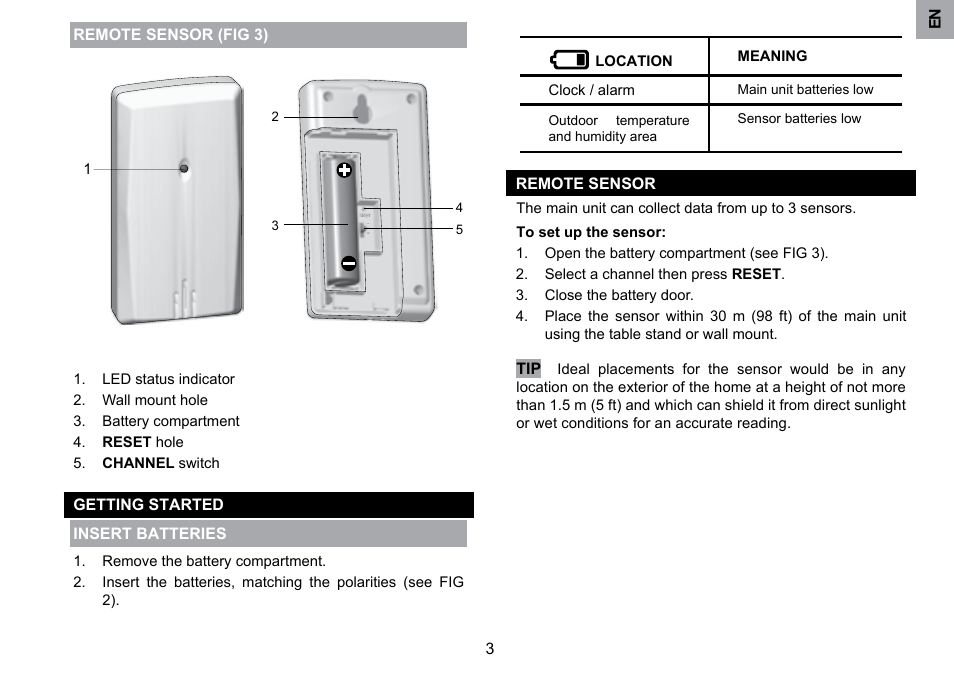 Oregon Scientific RMR203HG User Manual | Page 4 / 58