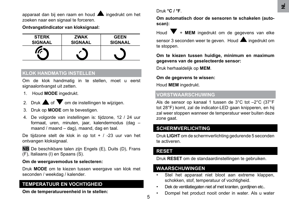 Oregon Scientific RMR203HG User Manual | Page 41 / 58