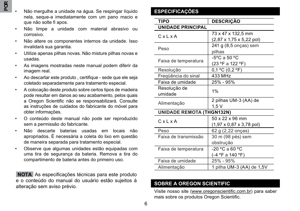 Oregon Scientific RMR203HG User Manual | Page 49 / 58