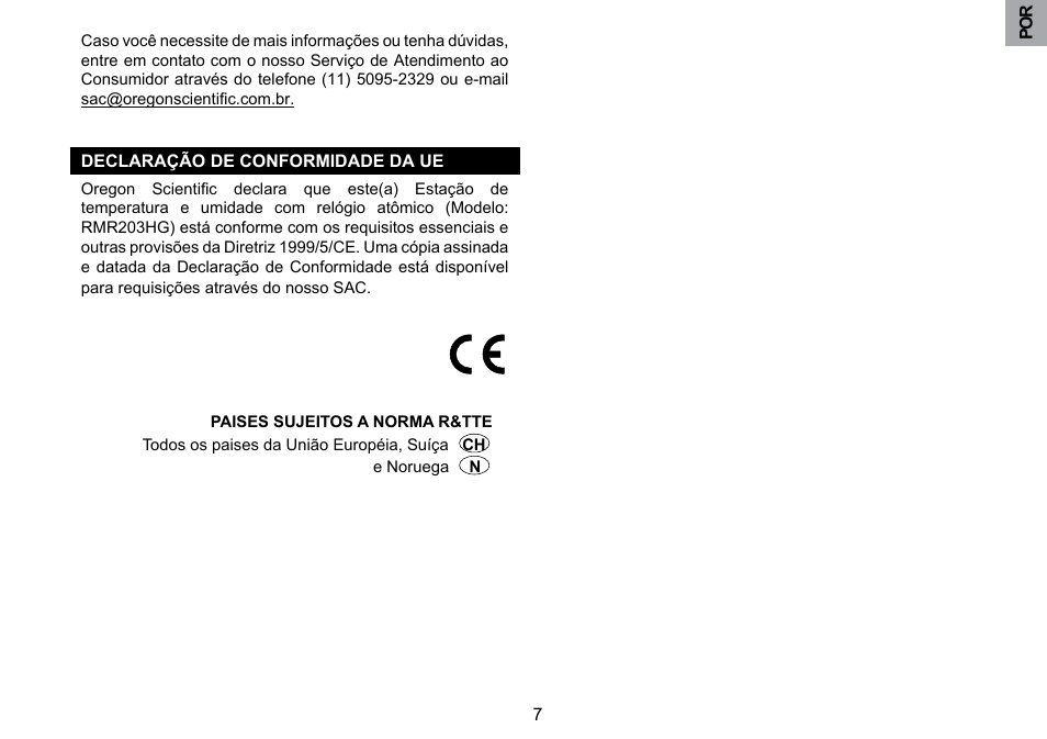 Oregon Scientific RMR203HG User Manual | Page 50 / 58