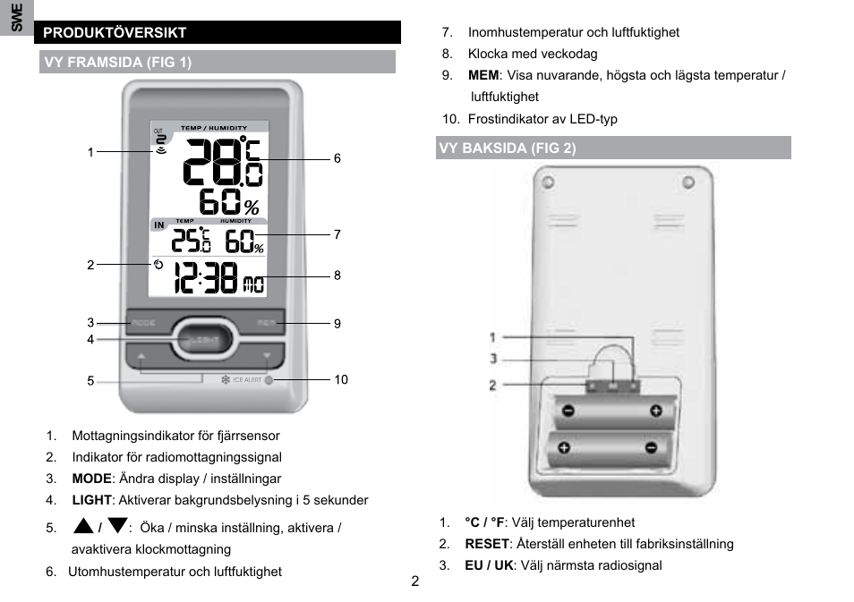 Oregon Scientific RMR203HG User Manual | Page 52 / 58