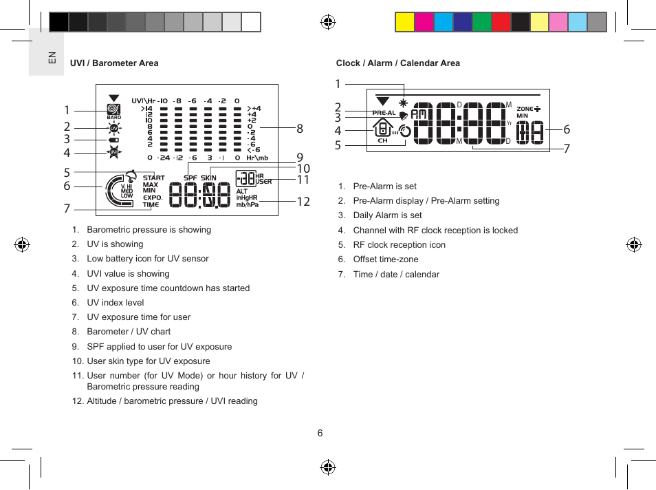 Oregon Scientific Metal Weather Station BAR908HGA User Manual | Page 6 / 21