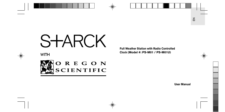 Oregon Scientific STARCK PS-M01U User Manual | 25 pages