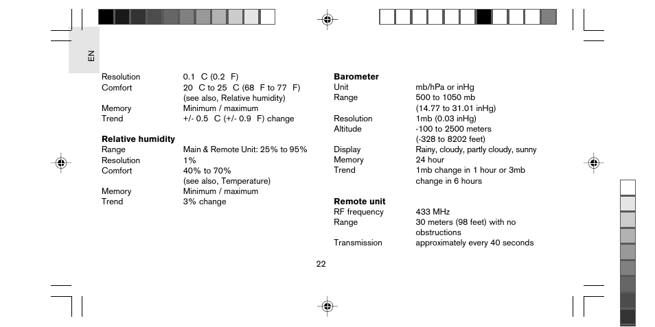 Oregon Scientific STARCK PS-M01U User Manual | Page 23 / 25