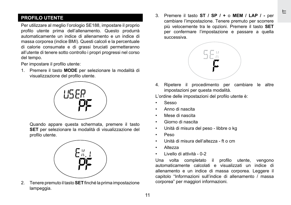 Oregon Scientific SE188 User Manual | Page 110 / 197