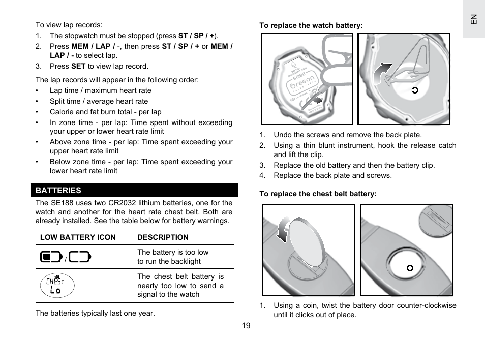 Oregon Scientific SE188 User Manual | Page 20 / 197