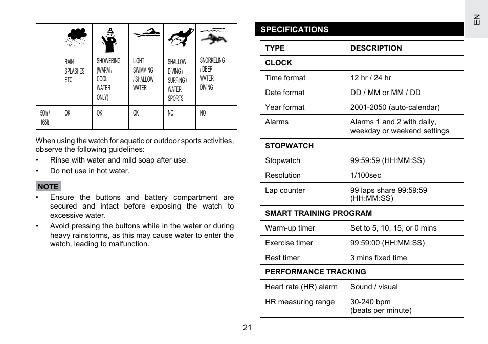 Oregon Scientific SE188 User Manual | Page 22 / 197