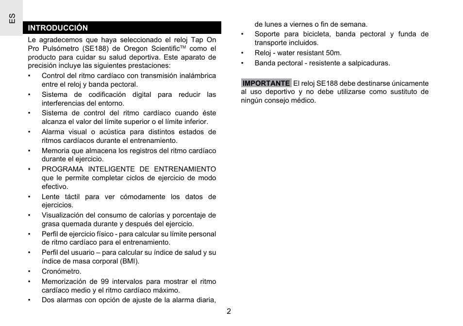 Oregon Scientific SE188 User Manual | Page 26 / 197