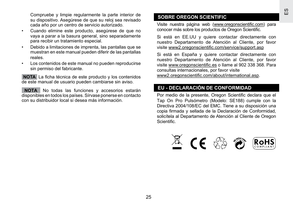 Oregon Scientific SE188 User Manual | Page 49 / 197