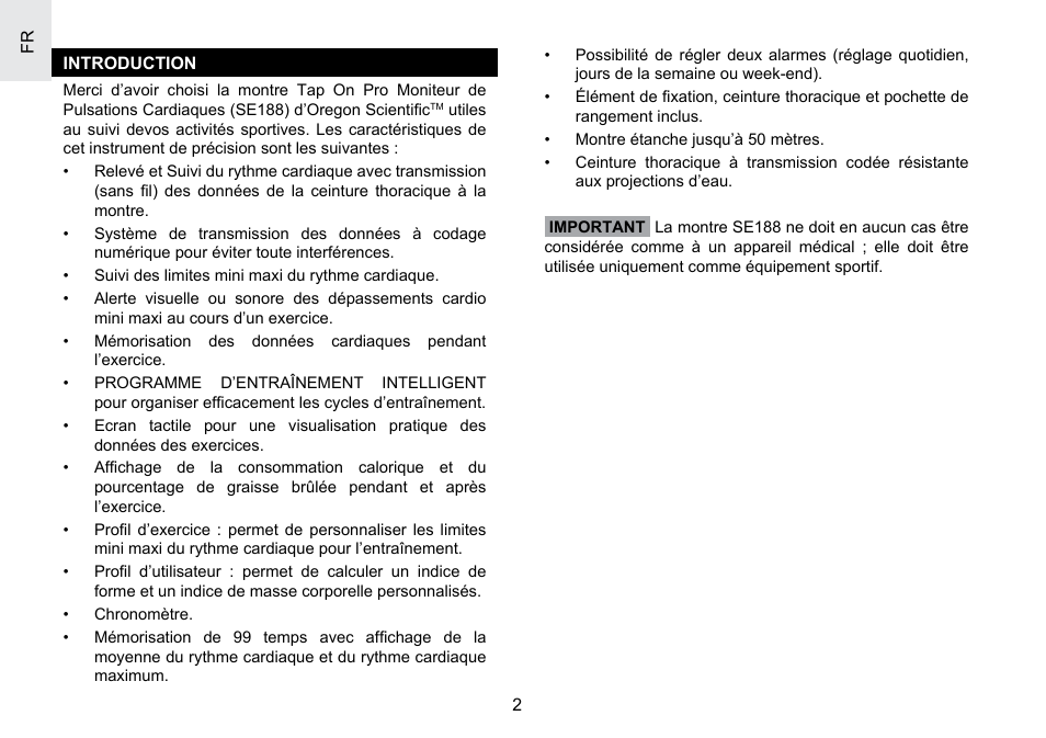 Oregon Scientific SE188 User Manual | Page 76 / 197