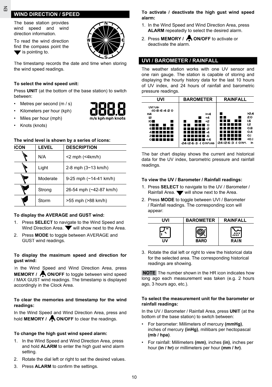 Oregon Scientific SCIENTICTM WEATHER STATION WMR100A User Manual | Page 11 / 115