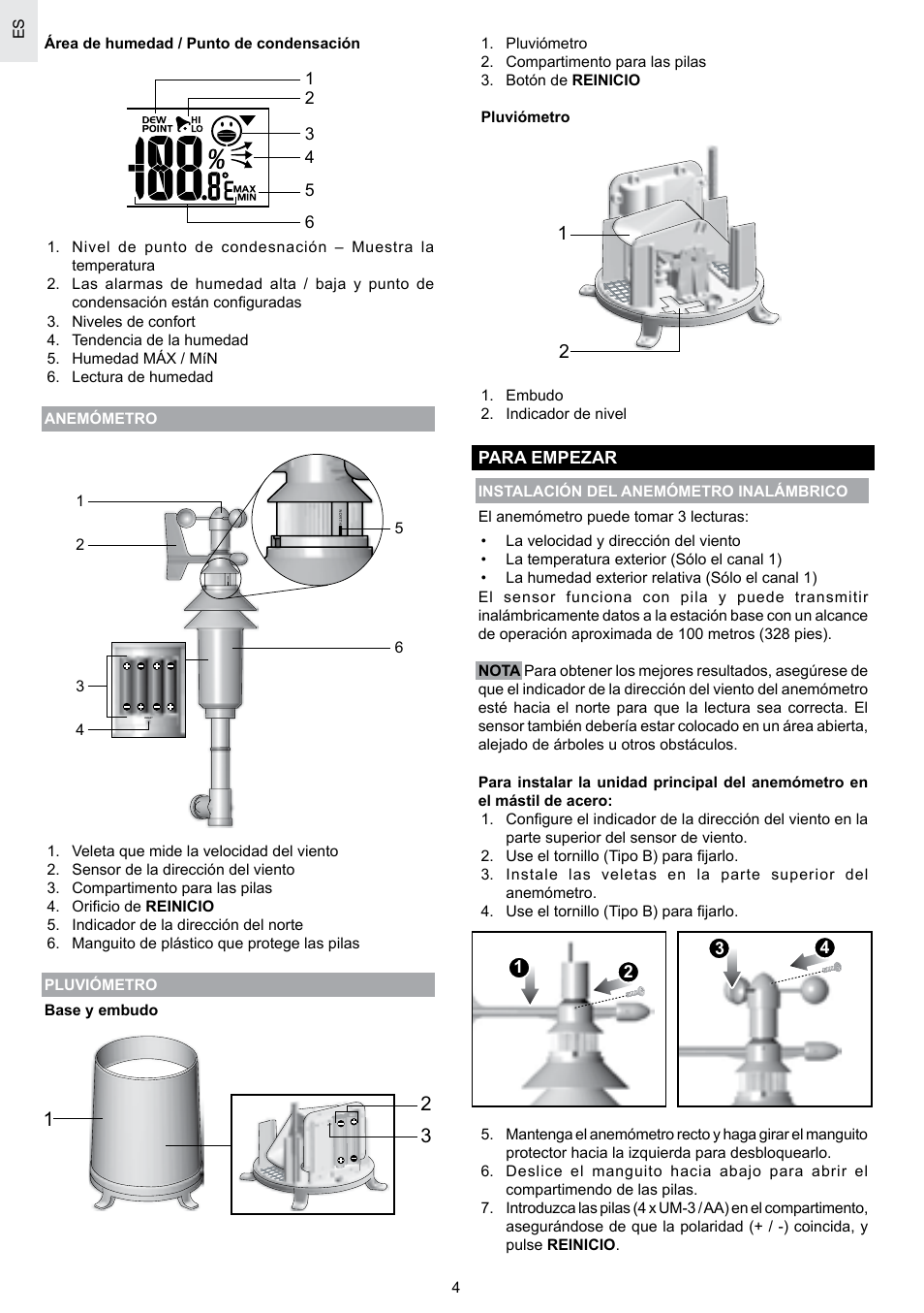 Oregon Scientific SCIENTICTM WEATHER STATION WMR100A User Manual | Page 19 / 115