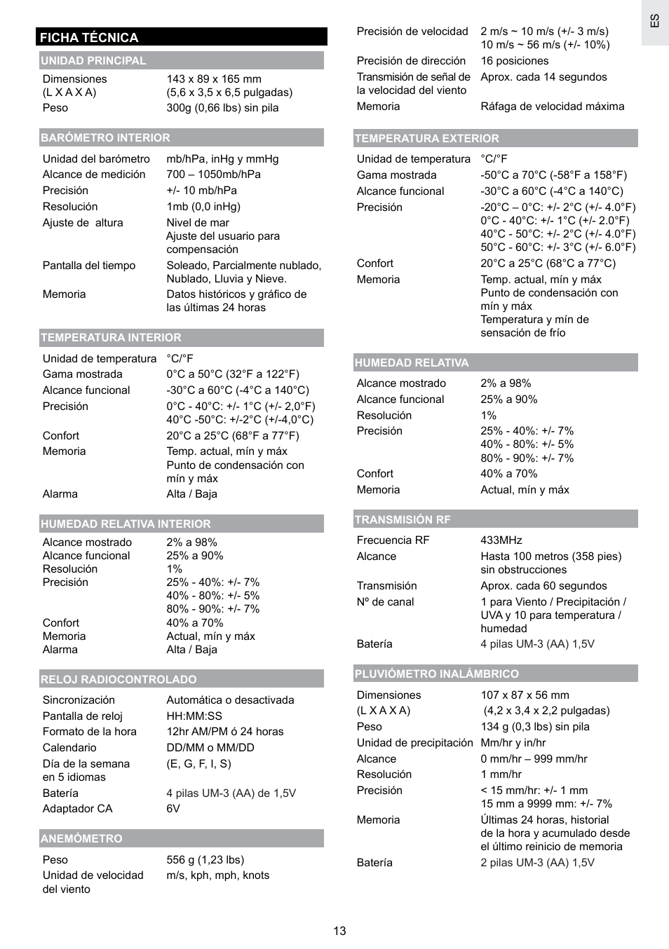 Oregon Scientific SCIENTICTM WEATHER STATION WMR100A User Manual | Page 28 / 115