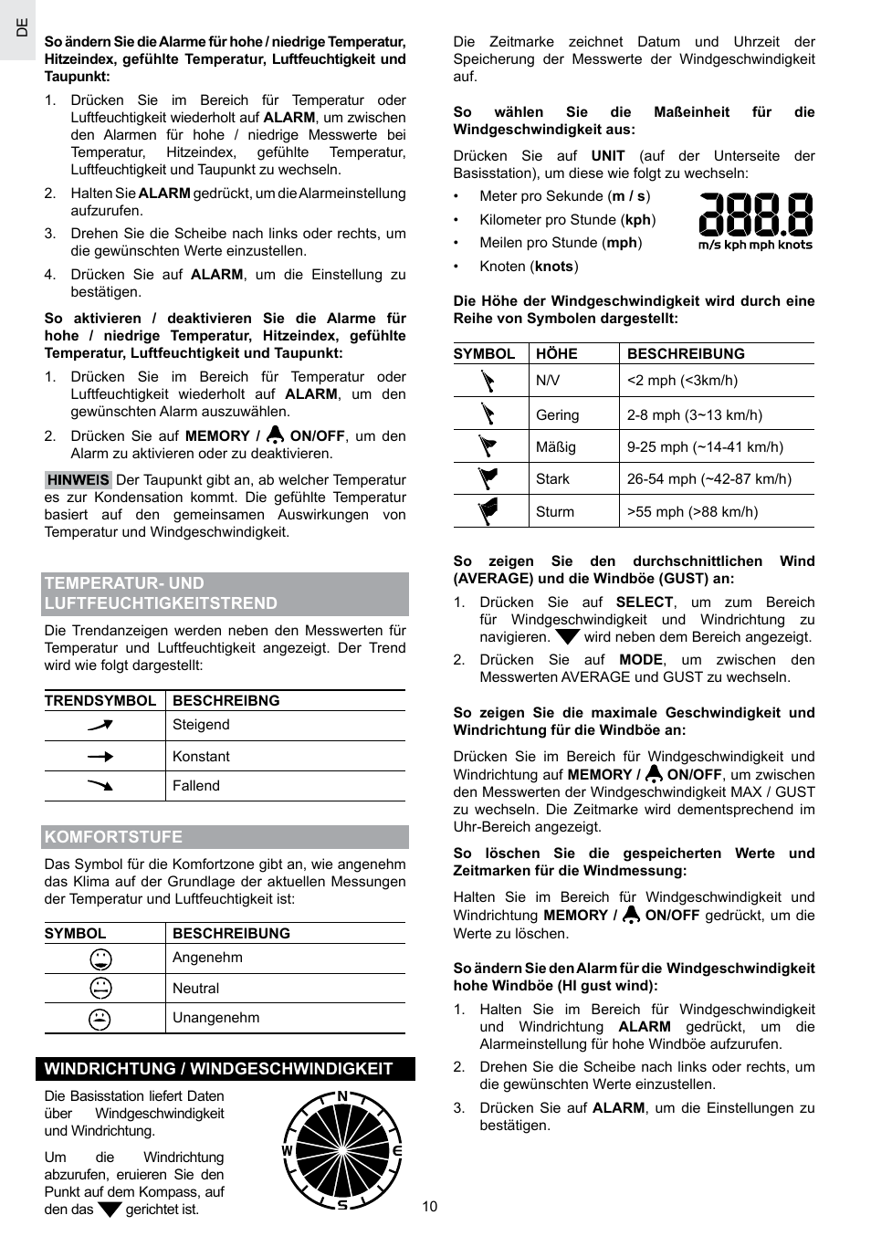 Oregon Scientific SCIENTICTM WEATHER STATION WMR100A User Manual | Page 39 / 115