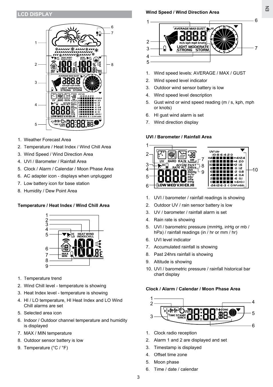 Oregon Scientific SCIENTICTM WEATHER STATION WMR100A User Manual | Page 4 / 115