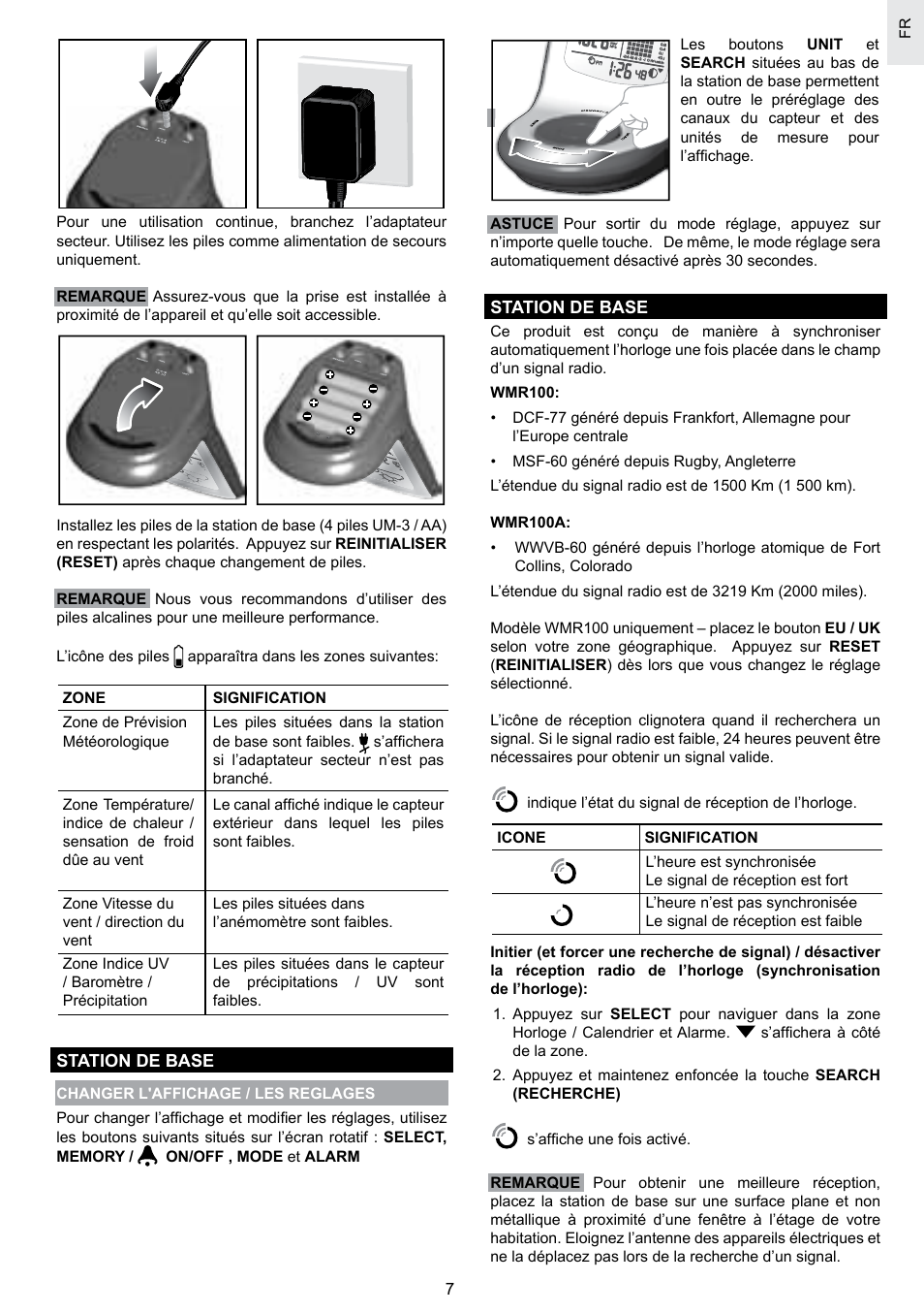 Oregon Scientific SCIENTICTM WEATHER STATION WMR100A User Manual | Page 51 / 115