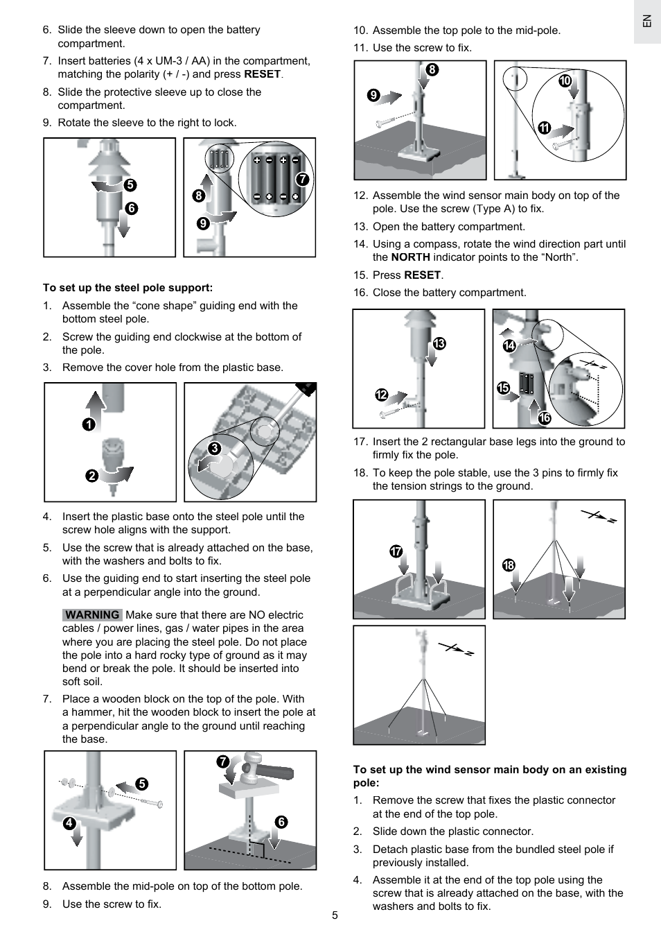 Oregon Scientific SCIENTICTM WEATHER STATION WMR100A User Manual | Page 6 / 115
