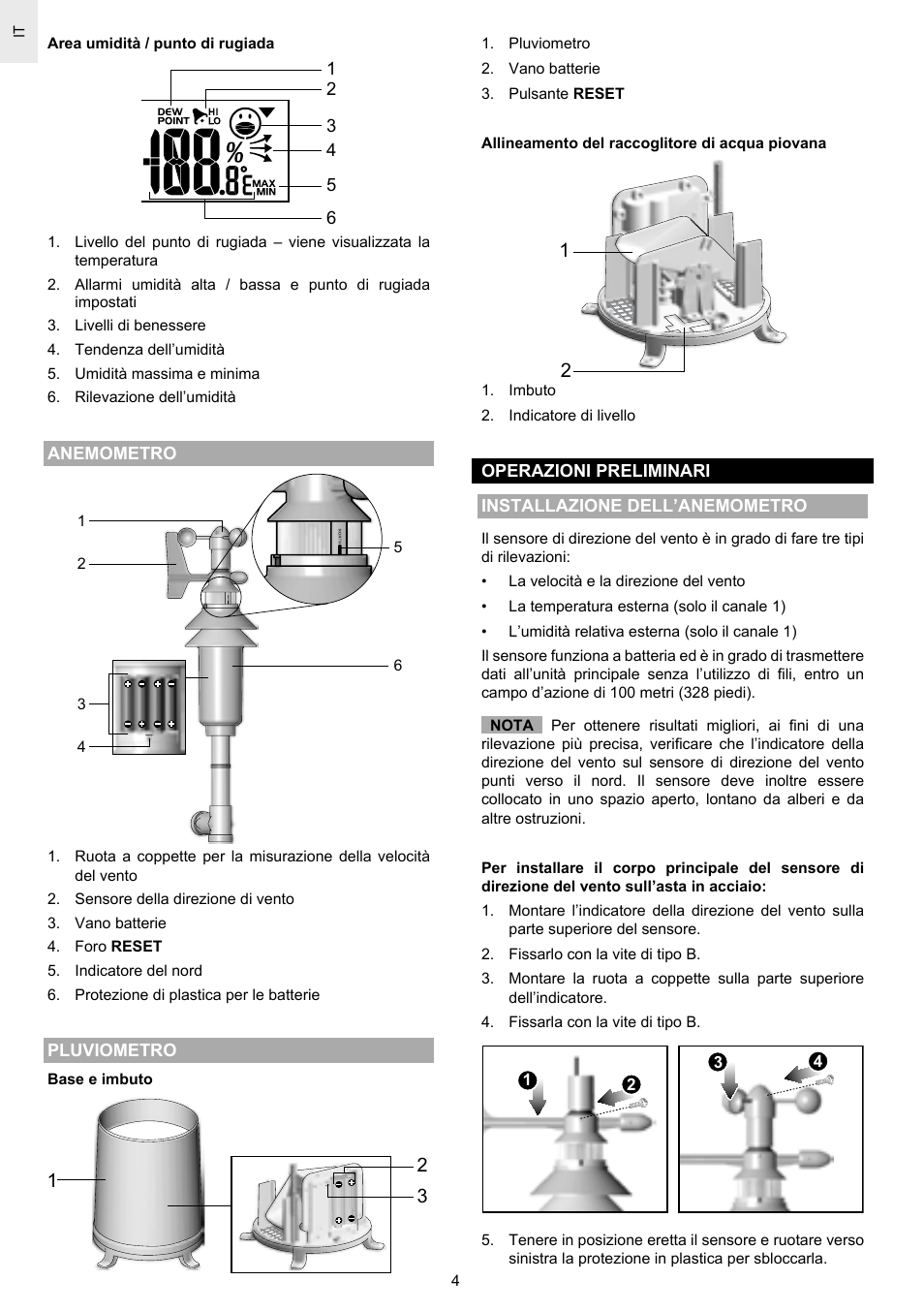Oregon Scientific SCIENTICTM WEATHER STATION WMR100A User Manual | Page 62 / 115