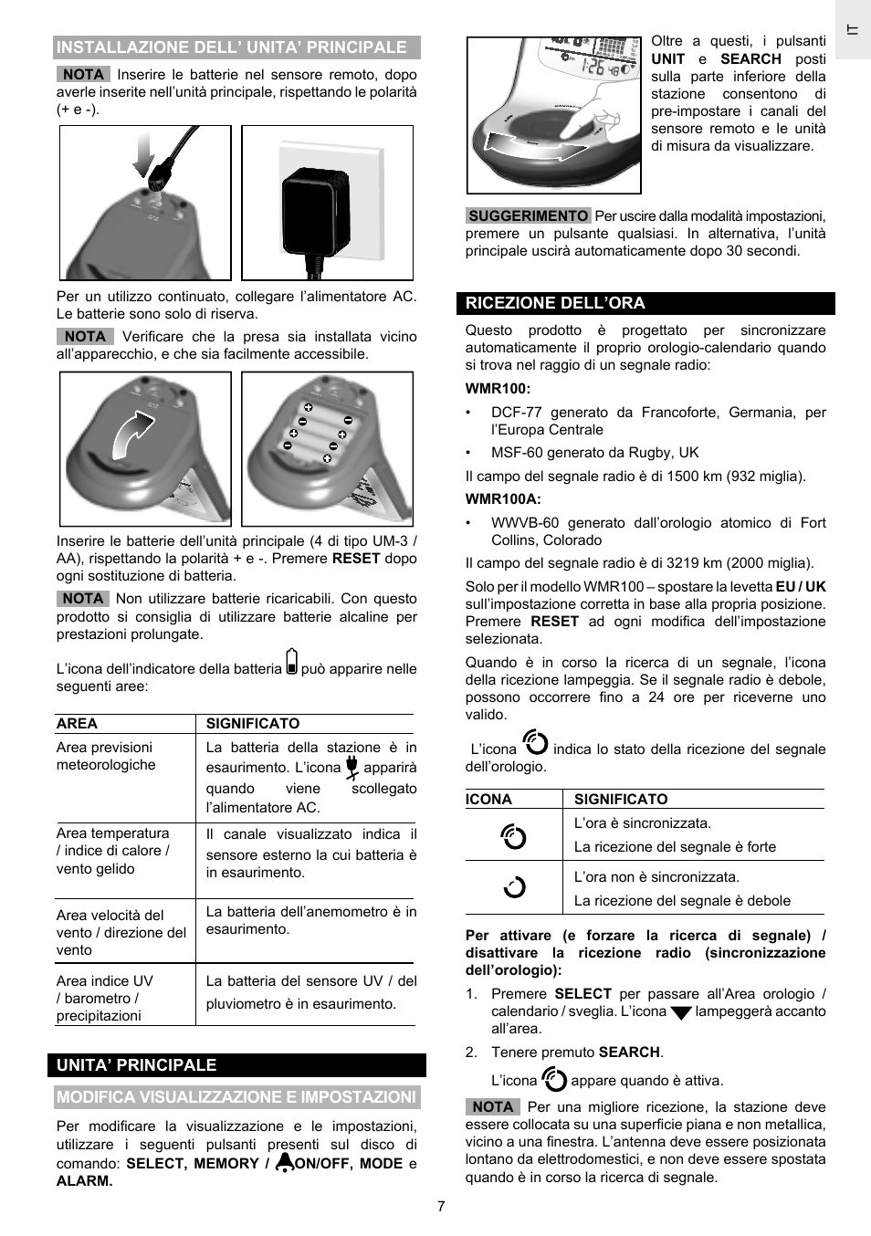 Oregon Scientific SCIENTICTM WEATHER STATION WMR100A User Manual | Page 65 / 115
