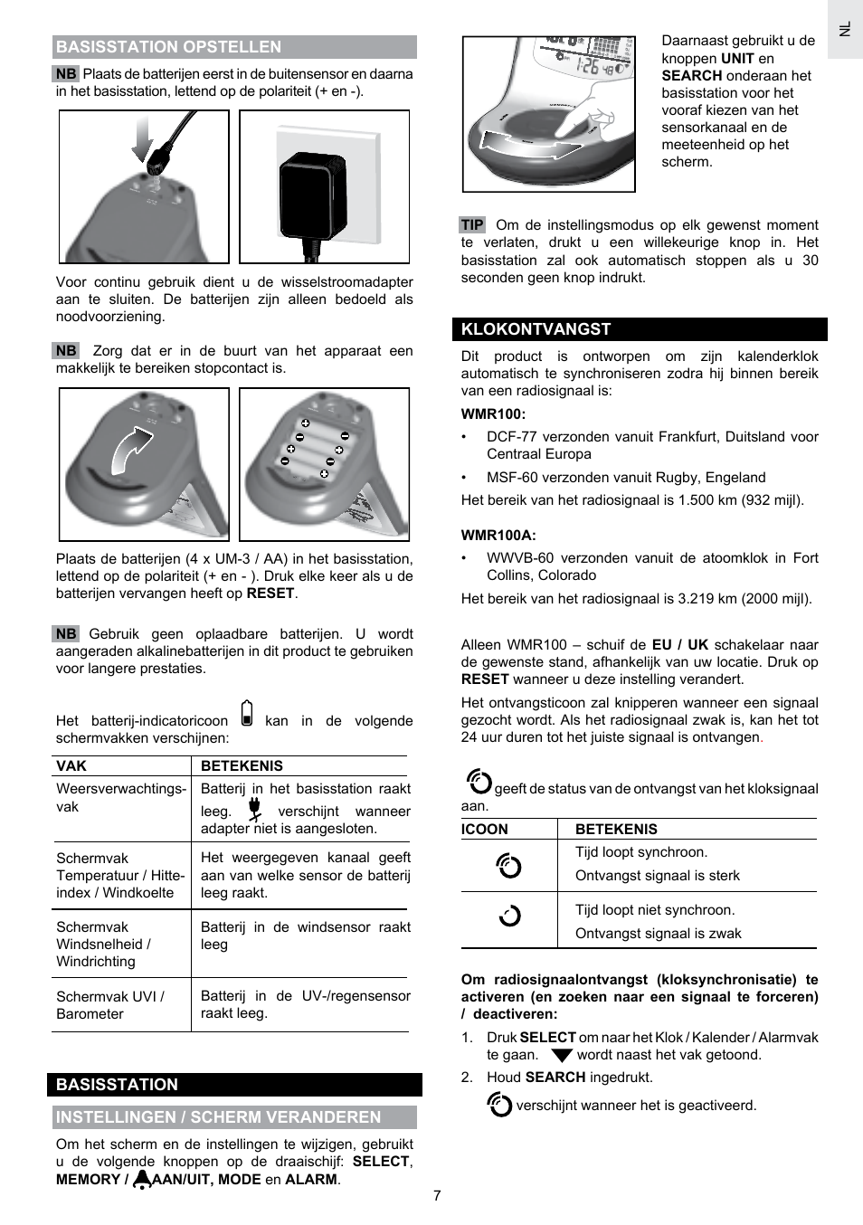 Oregon Scientific SCIENTICTM WEATHER STATION WMR100A User Manual | Page 79 / 115