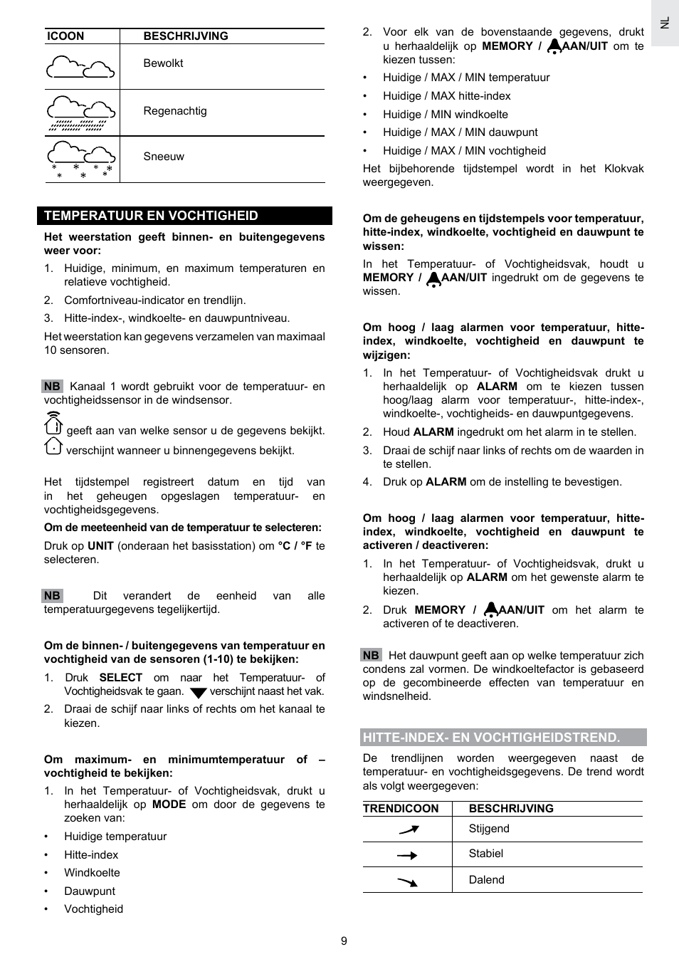 Oregon Scientific SCIENTICTM WEATHER STATION WMR100A User Manual | Page 81 / 115