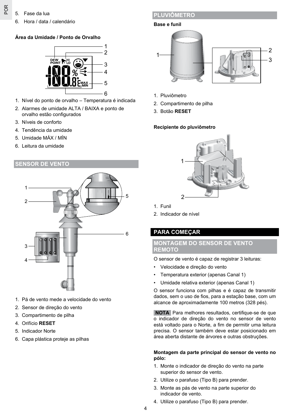 Oregon Scientific SCIENTICTM WEATHER STATION WMR100A User Manual | Page 90 / 115
