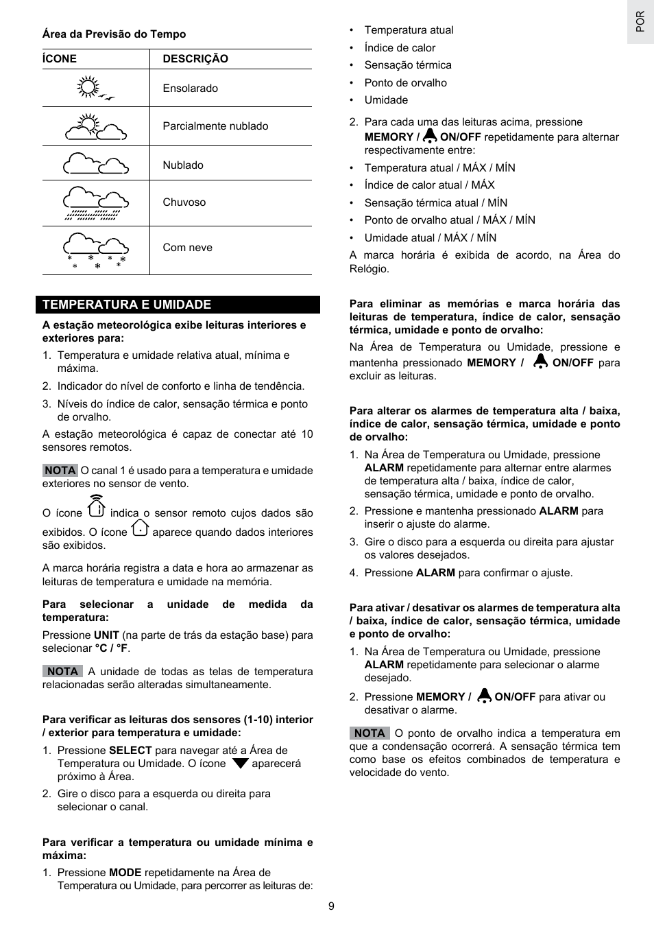 Oregon Scientific SCIENTICTM WEATHER STATION WMR100A User Manual | Page 95 / 115