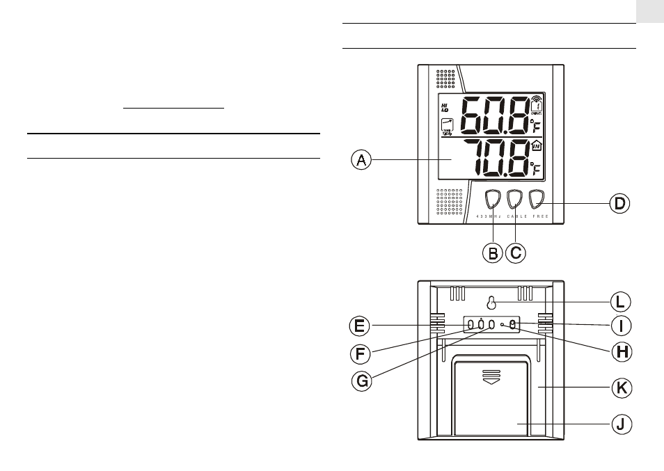 Oregon Scientific MULTI-CHANNELIN-OUT CABLEFREETHERMOMETER EMR812 User Manual | 11 pages