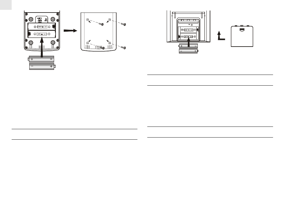 Battery installation: main unit, Low battery warning, Getting started | Oregon Scientific MULTI-CHANNELIN-OUT CABLEFREETHERMOMETER EMR812 User Manual | Page 4 / 11