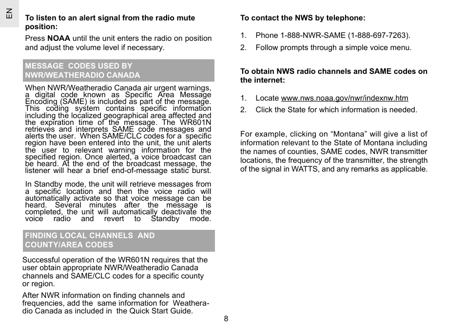 Oregon Scientific WR601N User Manual | Page 10 / 24