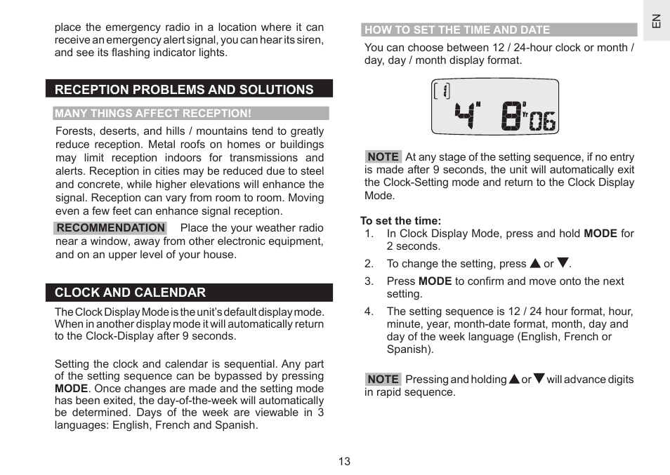 Oregon Scientific WR601N User Manual | Page 15 / 24